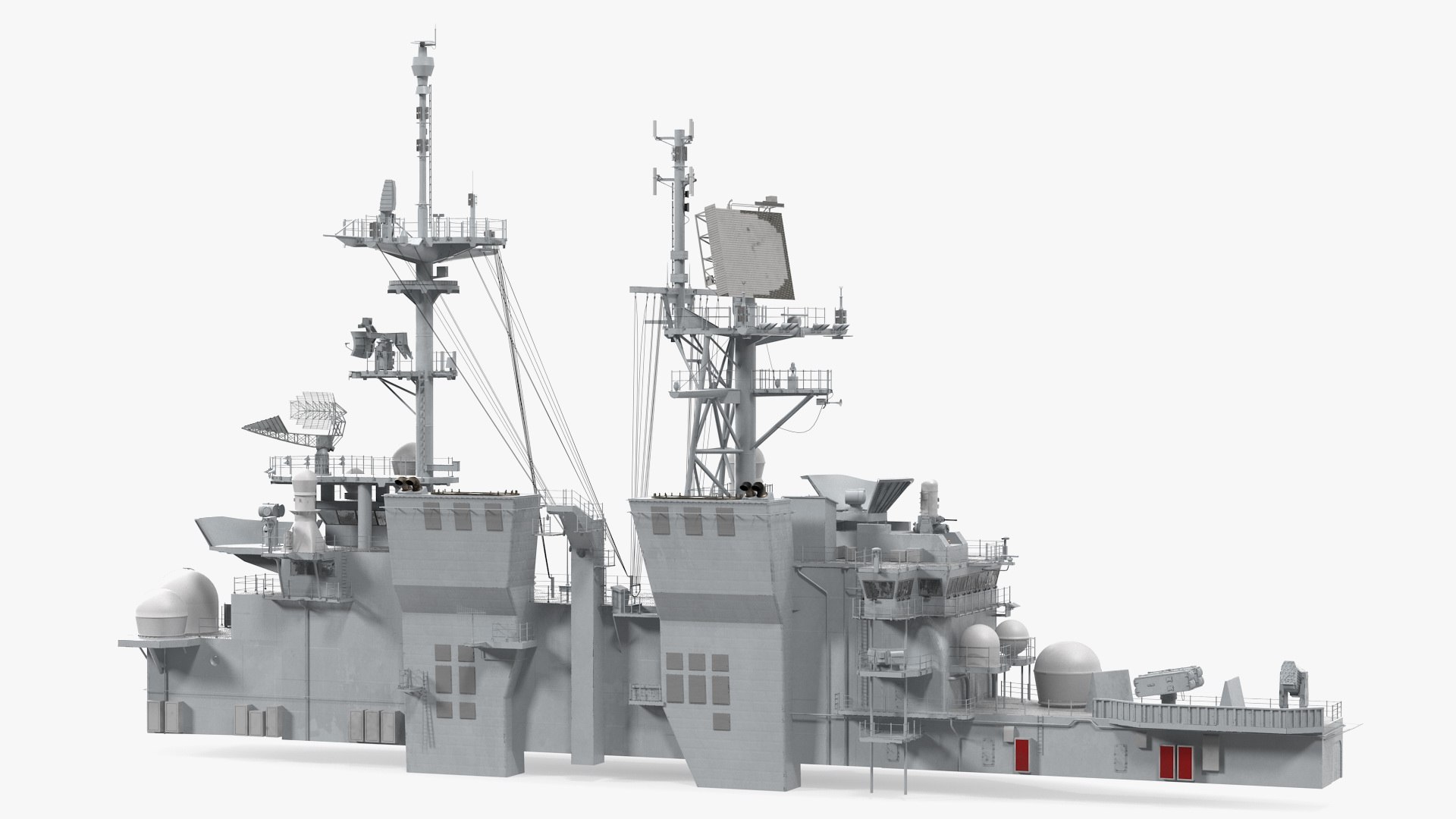 Military Ship Bridge 3D model preview