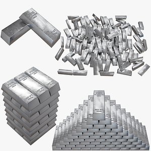 Platinum Bar 3D model