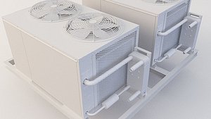 3D air conditioning industrial model