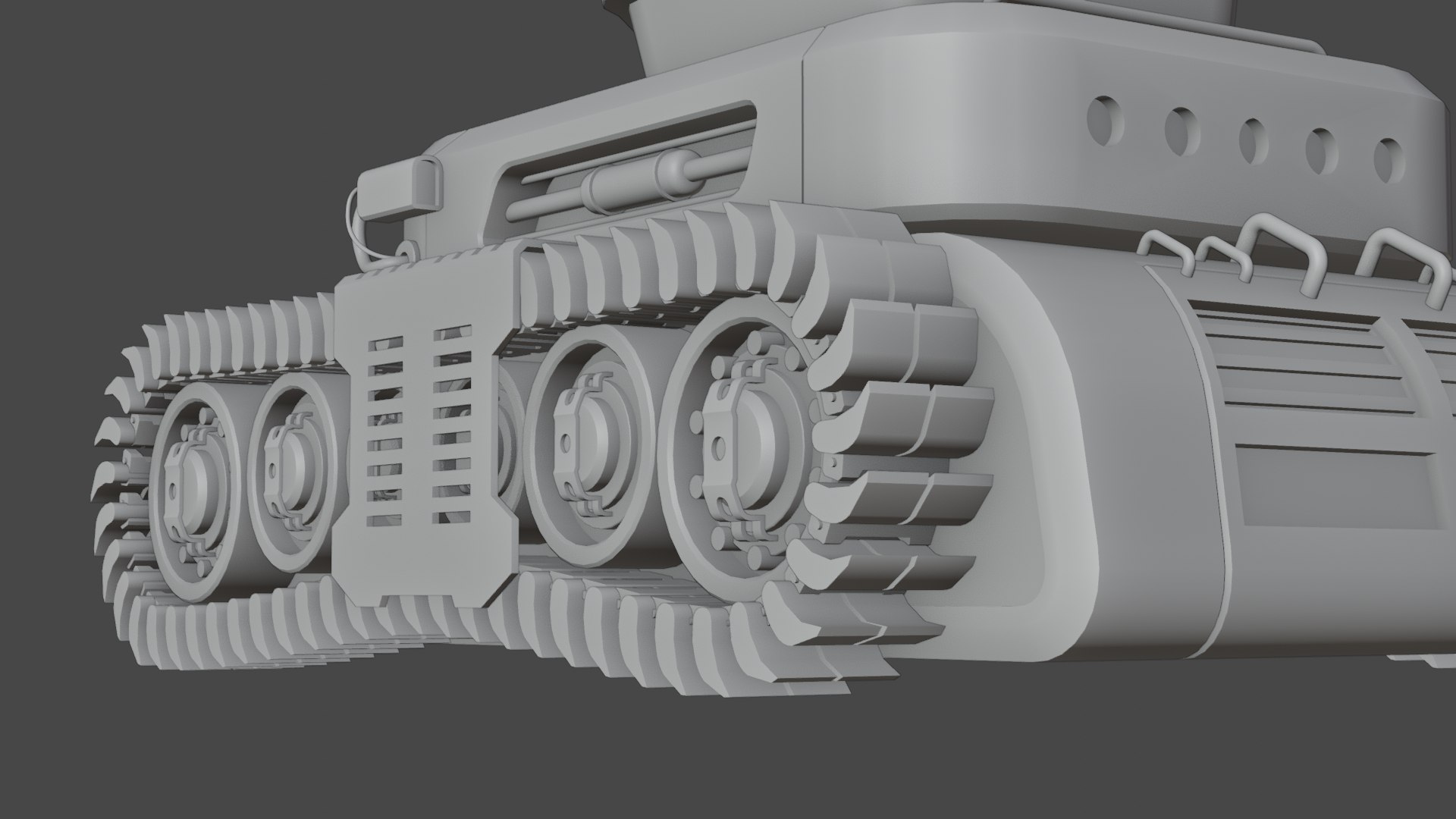 3D Low Poly Military Tank Game Asset Model with PBR Texture model ...