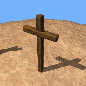 3d model crosses christianity