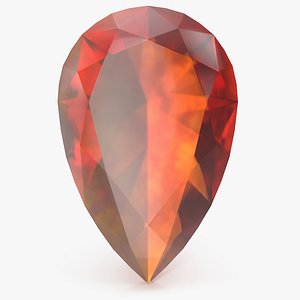 Pear Cut Amber