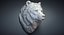 3D bear grizzly head sculpture