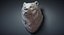 3D bear grizzly head sculpture