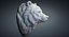 3D bear grizzly head sculpture