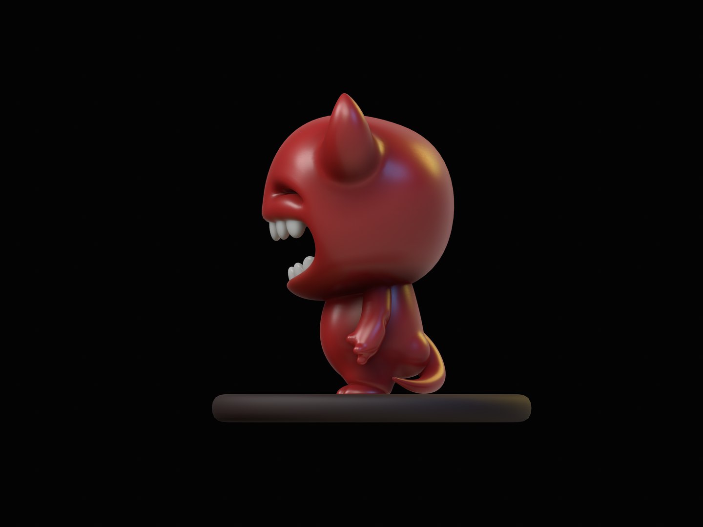 Little Devil Cartoon Kawaii Character 3D - TurboSquid 2346908