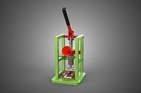 MANUAL PLUNGER EXTRUDER HAND PRESS PLASTIC INJECTION MOLDING DIE