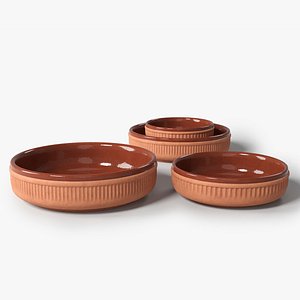 Normann Copenhagen Junto Dishes 3D model