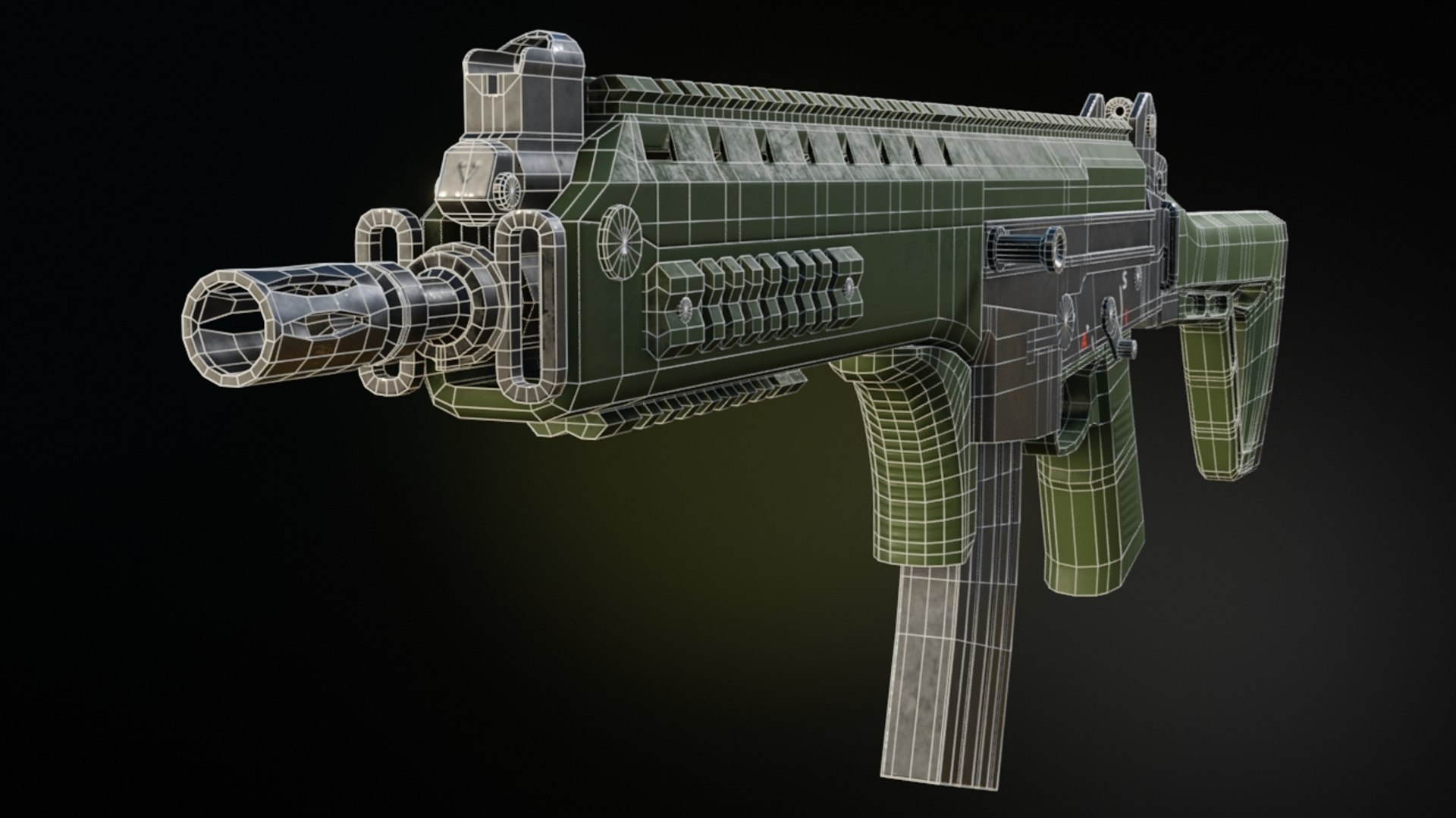 3D Assault Rifle - TurboSquid 1549328