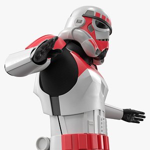 Star Wars Shock Trooper Rigged for Cinema 4D