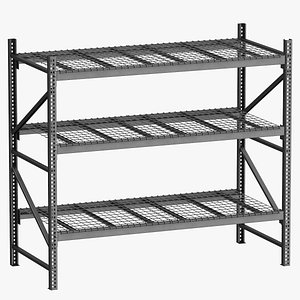 Slotted Steel Pallet Rack Clean