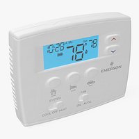 Home Thermostat Emerson 1F80-0261 Switched On