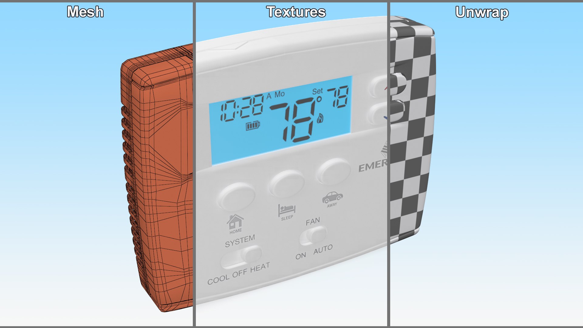 3D model Home Thermostat Emerson 1F80-0261 Switched On https://p.turbosquid.com/ts-thumb/t1/Bx9Goi/ZP/homethermostatemerson1f800261switchedonvray3dmodel009/jpg/1701439975/1920x1080/fit_q87/a95f0702aa04825b0751c88b0c7ea66ef3f205e8/homethermostatemerson1f800261switchedonvray3dmodel009.jpg