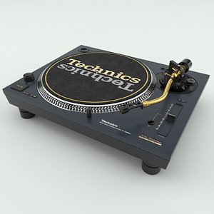 Technics SL-1200M7L Turntable Blue 3D model