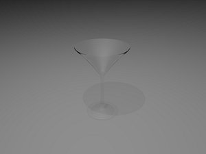 cocktail glass 3d model