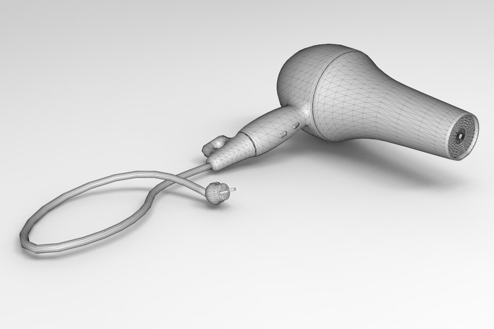 3D Hair Hairdryer Model - TurboSquid 1641347