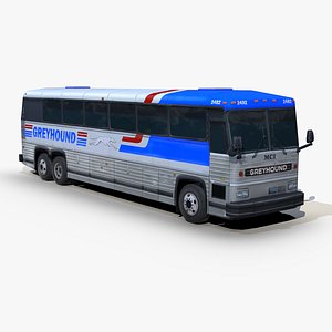 mci mc-12 coach bus 3D model
