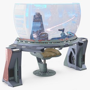 Curved Display Command Console