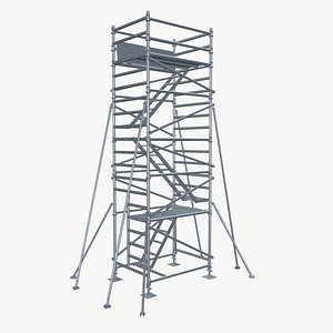 Scaffolding stairs 3D