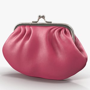3D clasp coin purse model
