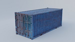 container 4k 3D model