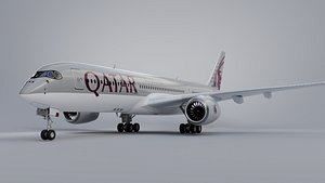 Qatar Airways 3D model