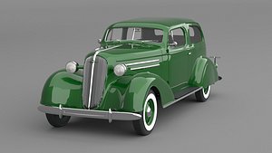 3D 1936 Chevrolet Master Deluxe Town Sedan