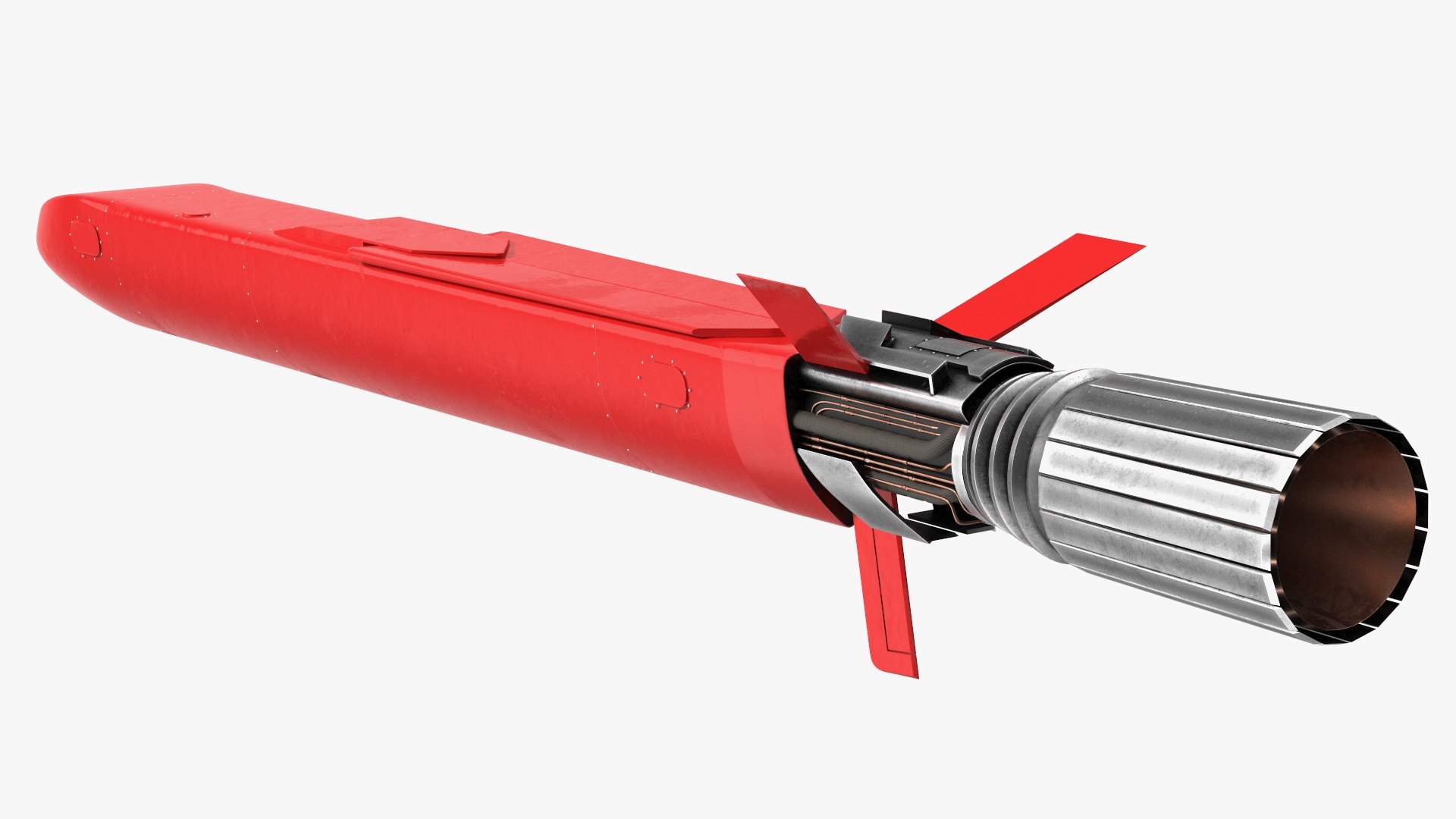 Burevestnik 9M730 Nuclear Cruise Missile 3D model preview
