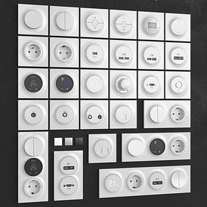 Schneider Odace Style max 2020 vray 3D model