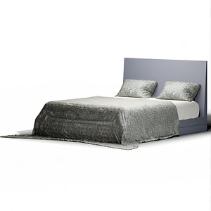 Photorealistic Bed 3D