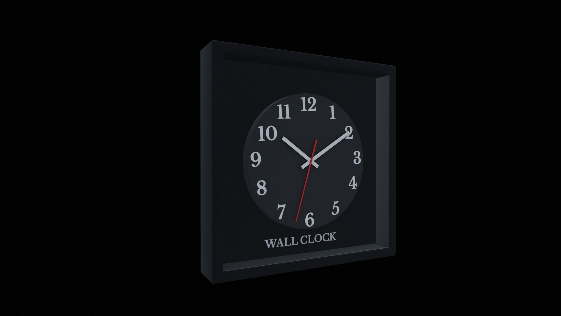 Home Decorations Wall Clock Low-poly 3D Model 3D - TurboSquid 2331632