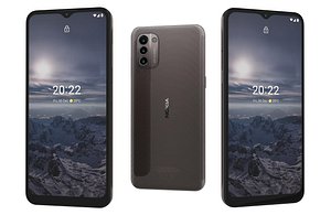 3D Nokia G21 Brown Low Poly