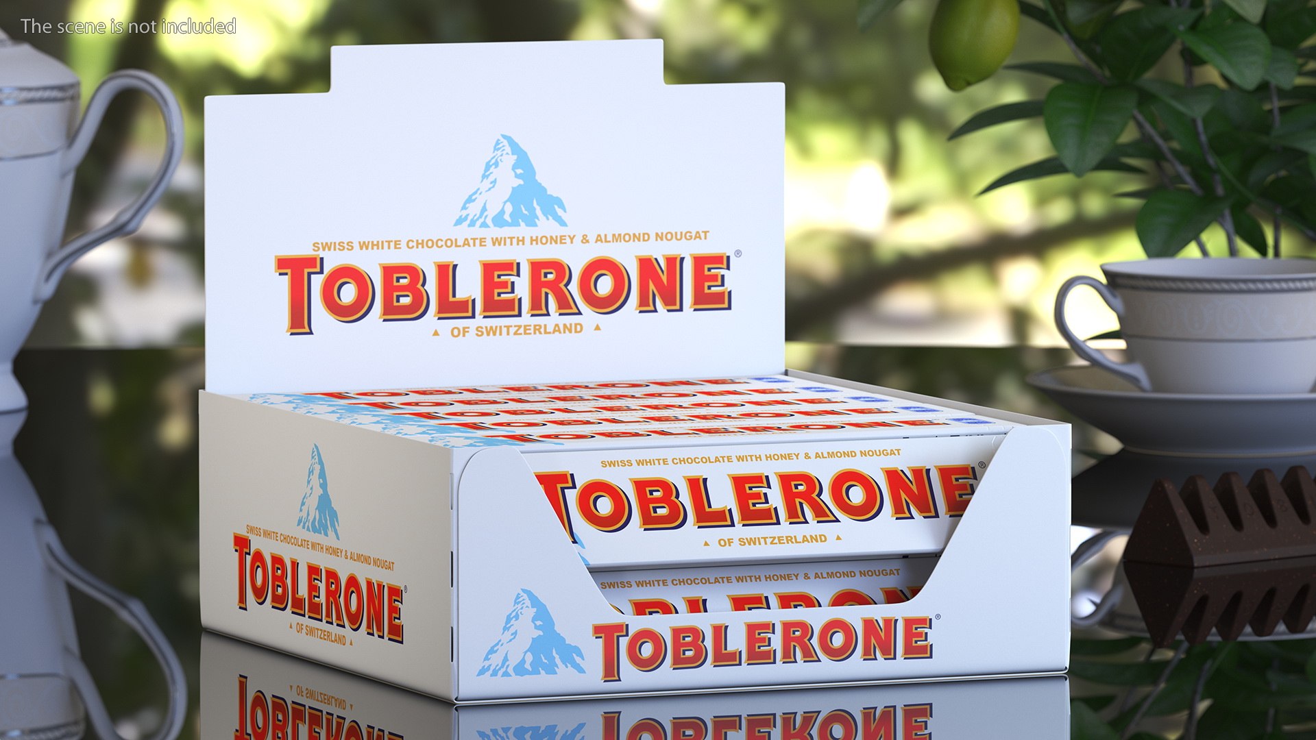 3D Toblerone White Chocolates Box Model - TurboSquid 1794540