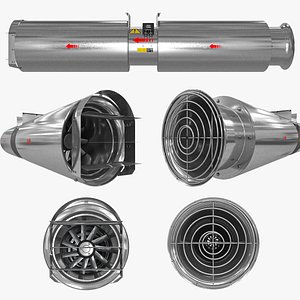 3D model Thrust Jet Fan