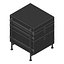 Jules Wabbes Chest of Drawers
