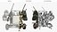3D model WWII Quad Heavy Machine Gun Turret Camo Pattern