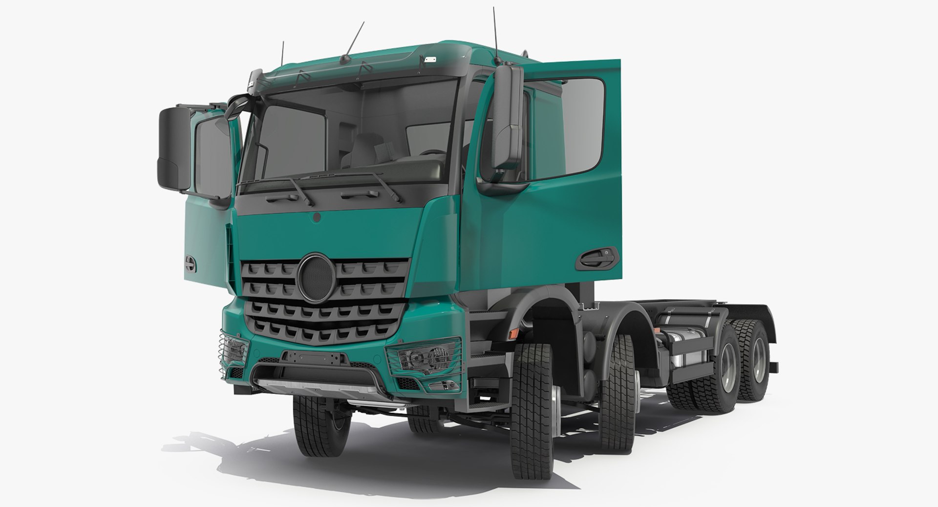 Heavy Utility Truck 8X8 Rigged 3D Model 3D model preview