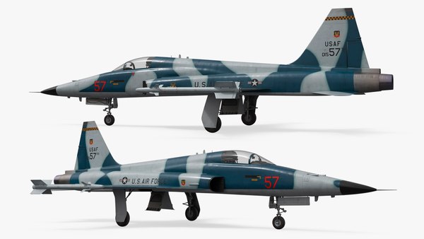 ノースロップ F-5 USAF 戦闘機、マヤ向けに改修3Dモデル - TurboSquid 2518457