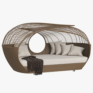 3D Restoration Hardware Spartan Daybed