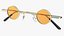 Gafas Pequeñas Redondas Amarillas