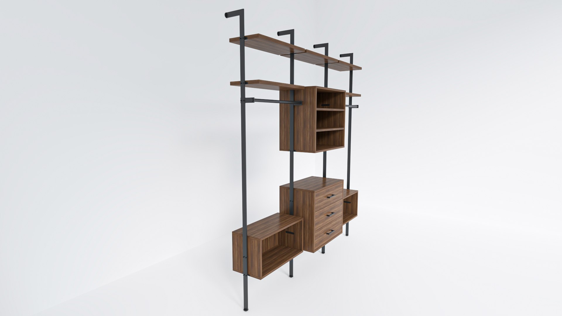 Holgate 96inch Modular Closet System 3 Column 1 3D Model - TurboSquid ...