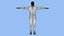 T-Pose Rigged Спортивный мужчина