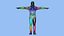 T-Pose Rigged Спортивный мужчина