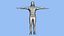T-Pose Rigged Спортивный мужчина