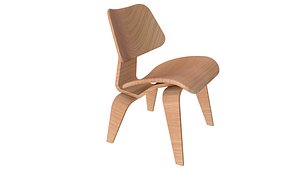 Plywood Lounge Chair 3D model