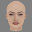 Joy Crookes Head - No Hair - głowa low poly do gry