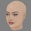Joy Crookes Head - No Hair - głowa low poly do gry