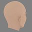 Joy Crookes Head - No Hair - głowa low poly do gry