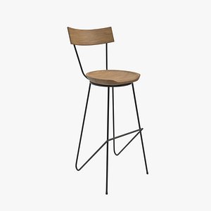 bar stool 3D model