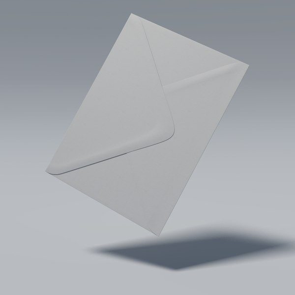 rigged envelope 3d model